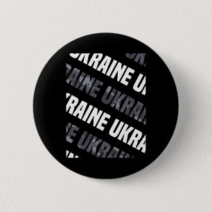 Ukraine Camo Pattern Grey Camouflage 6 Cm Round Badge