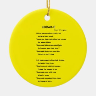 UKRAINE  CERAMIC ORNAMENT