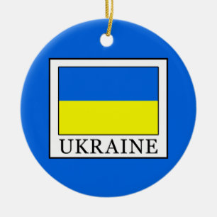Ukraine Ceramic Ornament