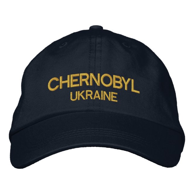 Ukraine - Chernobyl Personalised Adjustable Hat (Front)
