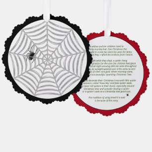 Ukraine Christmas Spider Story Tree Decoration Card