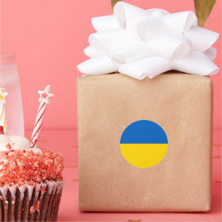 Ukraine Classic Round Sticker