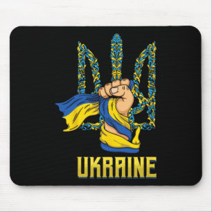 Ukraine Coat Arms Of Ukraine Proud Ukrainian Mouse Pad