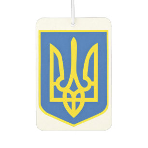 Ukraine Coat Of Arms Air Freshener - Freedom