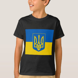 UKRAINE Coat of Arms and Flag T-Shirt