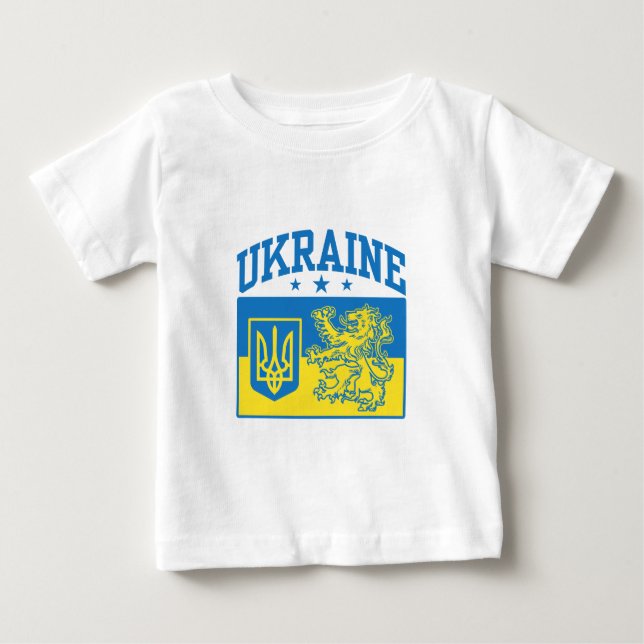 Ukraine Coat of Arms Baby T-Shirt (Front)