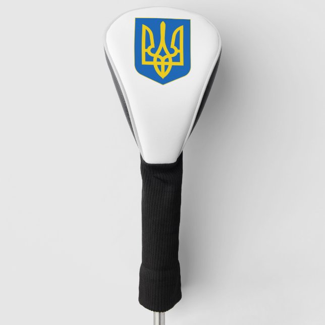 Ukraine Coat of Arms Golf Head Cover (Front)