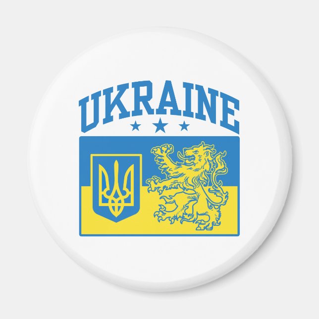 Ukraine Coat of Arms Magnet (Front)