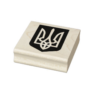 Ukraine Coat of Arms Rubber Stamp