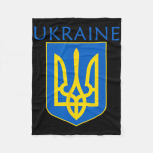 Ukraine Coat Of Arms S Ukrainian Pride Shirt Fleece Blanket