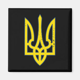 Ukraine Coat Of Arms Shirt Support Ukraine Magnet