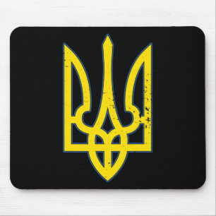 Ukraine Coat Of Arms Shirt Support Ukraine Mouse Pad