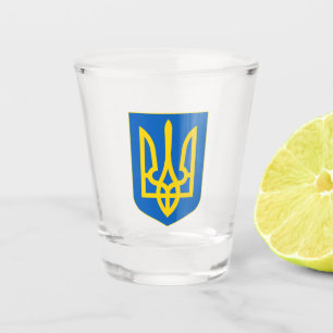 Ukraine Coat of Arms Shot Glass
