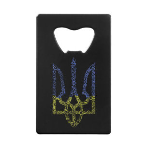 Ukraine coat of arms trident tryzub spiral pattern