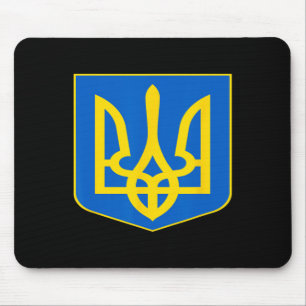 Ukraine Coat Of Arms Ukrainian Emblem Symbol Mouse Pad