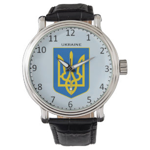 Ukraine Crest Custom Wristwatch