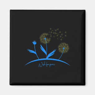 Ukraine Dandelion Wish For Peace Ukrainian Flag Bl Magnet