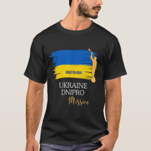 Ukraine Dnipro Mormon Lds Mission Missionary T-Shirt