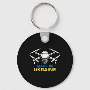 Ukraine Drone Patriotic Ukrainian Fpv Lovers 1 Key Ring