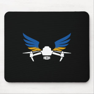 Ukraine Drone Patriotic Ukrainian Fpv Lovers 3 Mouse Pad