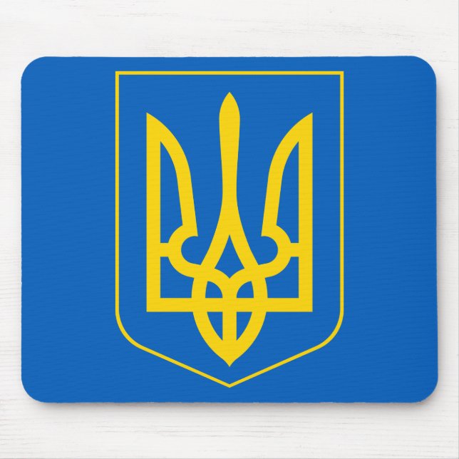 ukraine emblem mouse pad (Front)