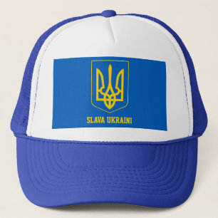 ukraine emblem trucker hat