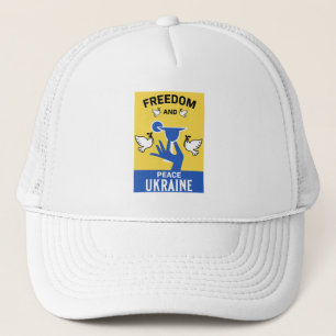 Ukraine End War And Peace Trucker Hat