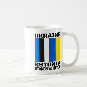 Ukraine Estonia Stands With You Estonian Support F Coffee Mug