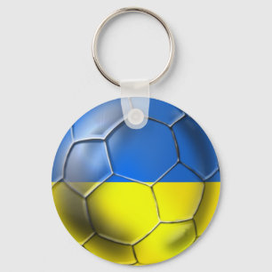 Ukraine Euro 2012 and Brazil 2014 World cup Soccer Key Ring