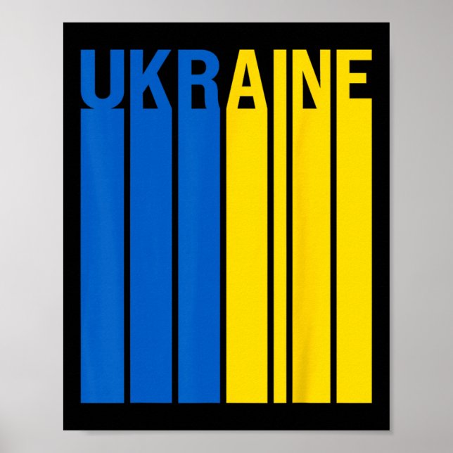 Ukraine Flag 3  Poster (Front)