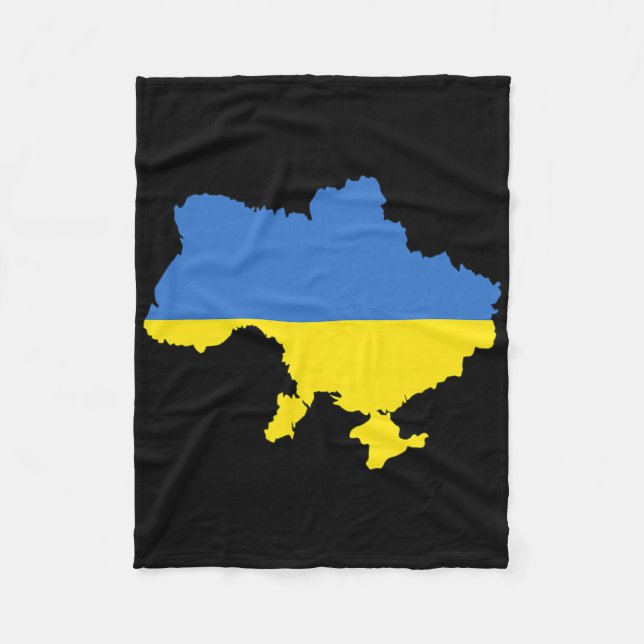 Ukraine Flag 4  Fleece Blanket (Front)
