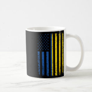Ukraine Flag 4th Of July Usa Ukrainian Flag Women Coffee Mug