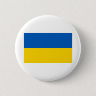 Ukraine Flag 6 Cm Round Badge