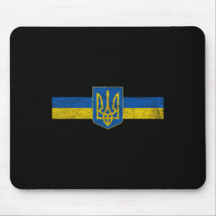 Ukraine Flag And Coat Of Arms Odessa Kiev 1 Mouse Pad