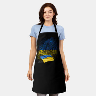 Ukraine flag apron