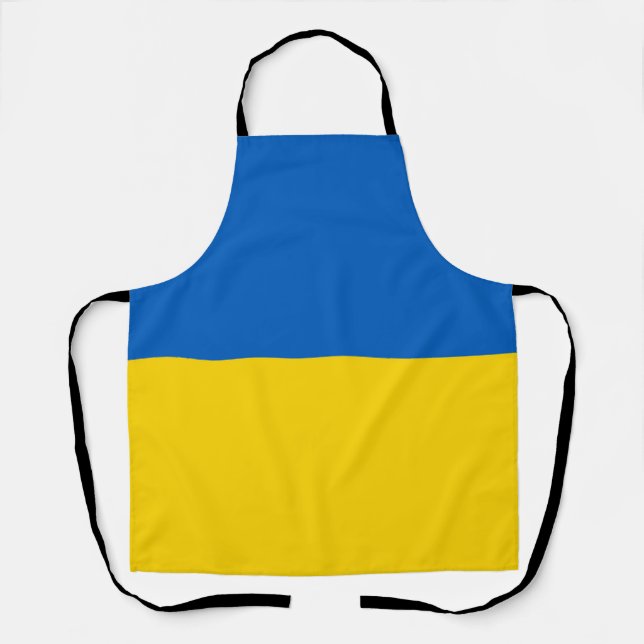 Ukraine flag apron (Front)