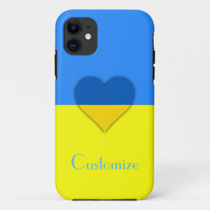 Ukraine Flag Blue Yellow Thunder_Cove iPhone 11 Case