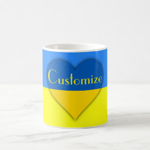 Ukraine Flag Blue Yellow Thunder_Cove Coffee Mug
