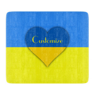 Ukraine Flag Blue Yellow Thunder_Cove Cutting Board