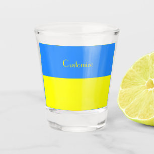 Ukraine Flag Blue Yellow Thunder_Cove Shot Glass