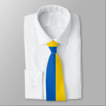 Ukraine Flag Blue Yellow Ukrainian Patriotic Tie<br><div class="desc">Ukraine Flag in blue and yellow to show support for Ukranian peace and freedom. Ukraine Flag Blue Yellow Ukrainian Patriotic neck tie</div>