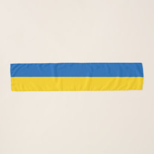 Ukraine Flag Blue Yellow Ukrainian Support Scarf