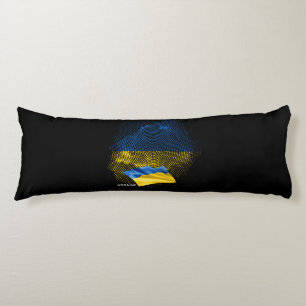 Ukraine flag body cushion