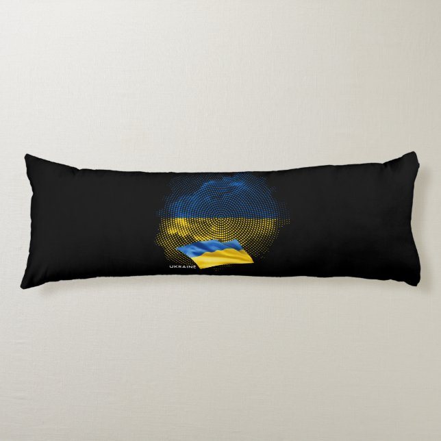 Ukraine flag body cushion (Front)