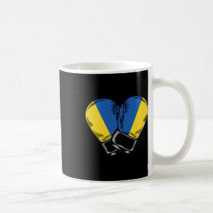 Ukraine Flag Boxing Boxer Ukrainian Flag Coffee Mug