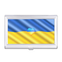Ukraine Flag Business Card Case - Freedom