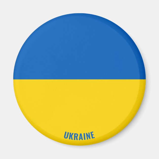 Ukraine Flag Charming Patriotic Magnet (Front)
