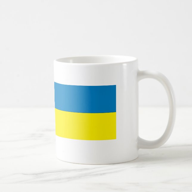 Ukraine Flag Coffee Mug (Right)