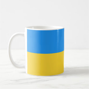 Ukraine flag coffee mug