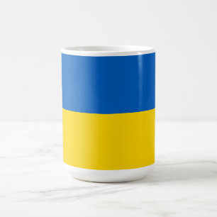 Ukraine flag coffee mug